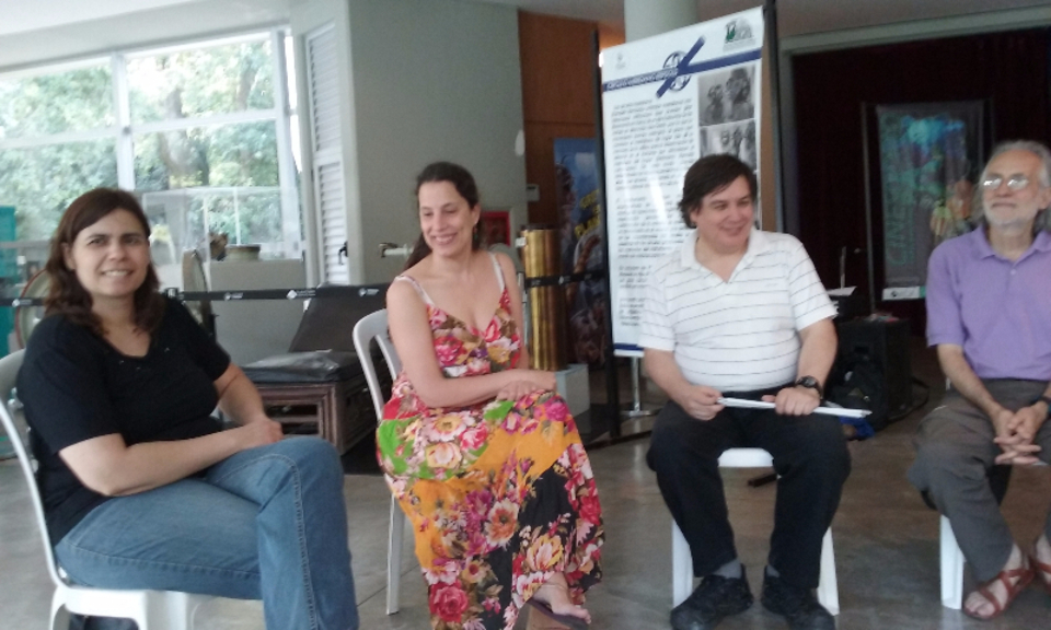 Las imagen corresponde a un encuentro sobre Discapacidad en el Hall del Planetario, donde están Lorena Dirani, Paulina Grossi, Alejandro Paola y Eduardo Tolosa. Las imagen corresponde a un encuentro sobre Discapacidad en el Hall del Planetario, donde están Lorena Dirani, Paulina Grossi, Alejandro Paola y Eduardo Tolosa.